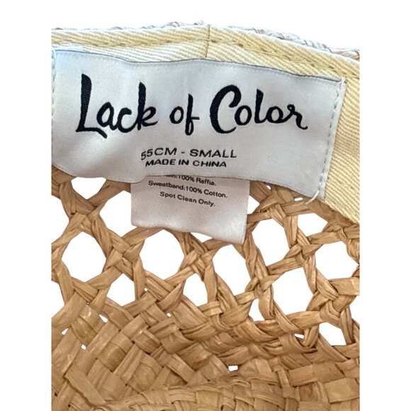 Lack of Color Seashells Cowboy Hat in Natural Small Womens Beach Western - Picture 8 of 16